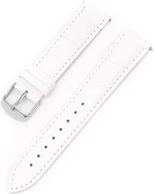 Leren horlogeband Ricardo Paulli, wit