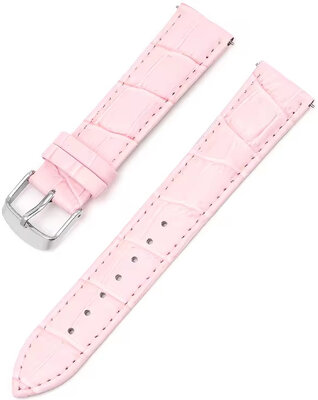 Leren horlogeband Ricardo Paulli, roze