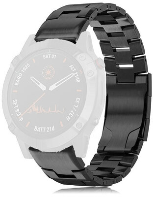 Roestvrijstalen horlogeband Ricardo Cafragna 26mm, Black, QuickFit