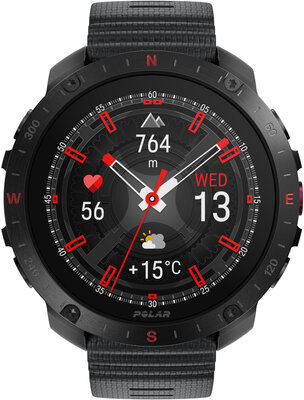 Polar Grit X2 Pro Night Black V1, maat S-L