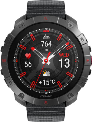 Polar Grit X2 Pro Titan, maat M/L (+ reserveriempje)