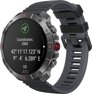 Polar Grit X2 Pro Titan, maat M/L (+ reserveriempje)