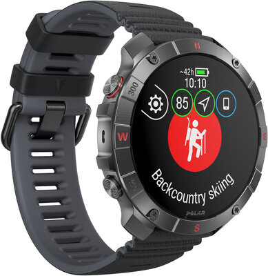 Polar Grit X2 Pro Titan, maat M/L (+ reserveriempje)