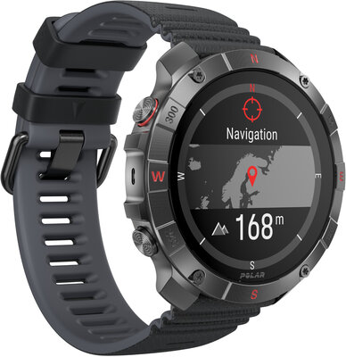 Polar Grit X2 Pro Titan, maat M/L (+ reserveriempje)