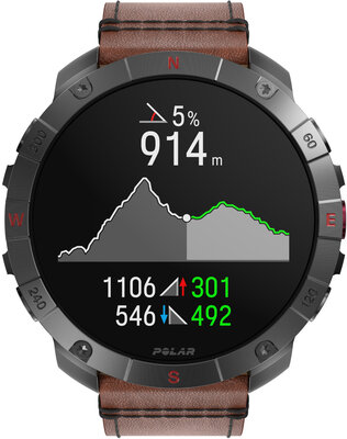 Polar Grit X2 Pro Titan, maat M/L (+ reserveriempje)