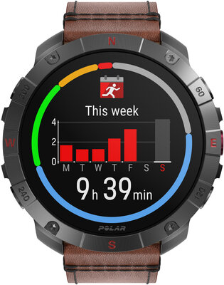 Polar Grit X2 Pro Titan, maat M/L (+ reserveriempje)