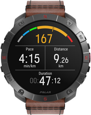 Polar Grit X2 Pro Titan, maat M/L (+ reserveriempje)