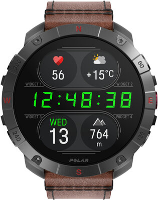 Polar Grit X2 Pro Titan, maat M/L (+ reserveriempje)