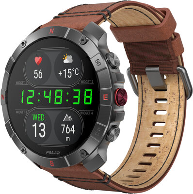 Polar Grit X2 Pro Titan, maat M/L (+ reserveriempje)