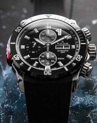 Edox CO-1 Chronograph Automatic 01128-3NRCA-NN