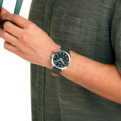 Mondaine Grand Cushion Quartz MSL.41460.LF.SET (+ reserveriempje)