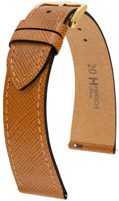 Bruin leren band Hirsch Giffone M 01875170-1 (Teletina)