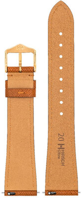Bruin leren band Hirsch Giffone M 01875170-1 (Teletina)