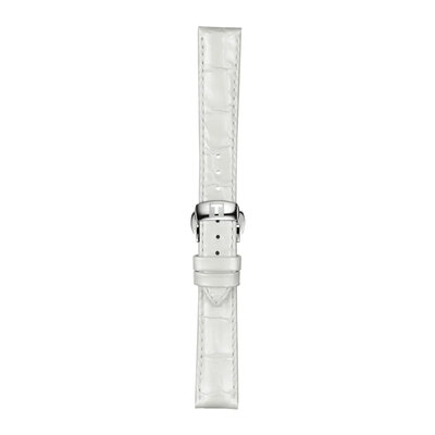 Leren riempje Tissot T852.036.795 16mm, wit, Quick Release