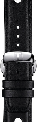 Zwart leren band Tissot T852.037.163