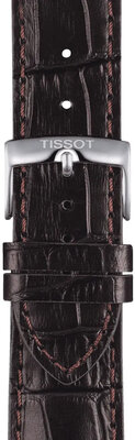 Bruin leren band Tissot T852.041.655