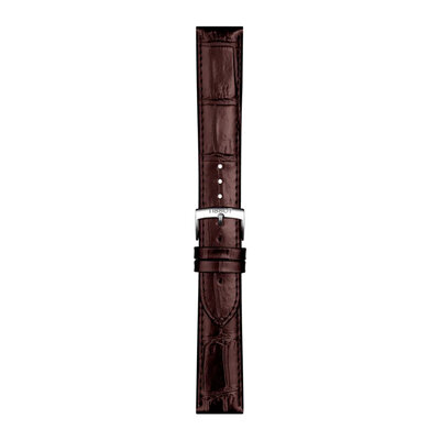 Leren riempje Tissot T852.043.013 20mm, bruin, Quick Release