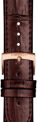 Bruin leren band Tissot T852.043.014
