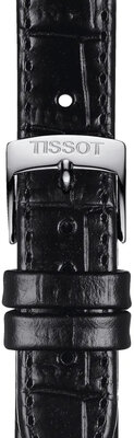 Zwart leren band Tissot T852.043.622