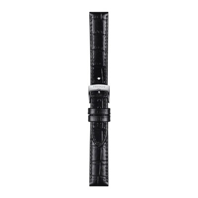 Leren horlogeband Tissot T852.043.622 15mm, zwart