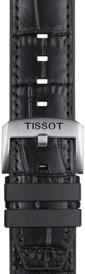 Zwart leren band Tissot T852.046.761