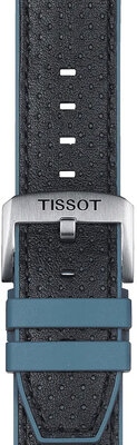 Zwart leren band Tissot T852.046.785