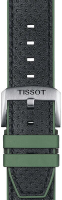 Zwart leren band Tissot T852.046.787
