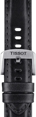 Zwart leren band Tissot T852.046.834