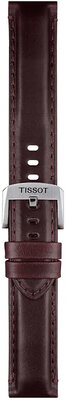 Leren riempje Tissot T852.046.836 20mm, bruin, Quick Release