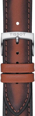 Bruin leren band Tissot T852.046.842