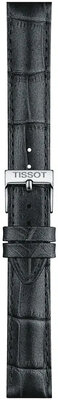 Leren horlogeband Tissot T852.047.924 16mm, grijs, Quick Release