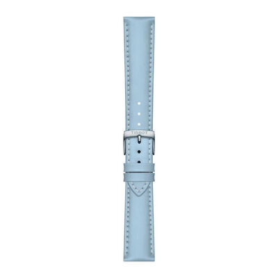 Leren riempje Tissot T852.048.148 18mm, blauw, Quick Release