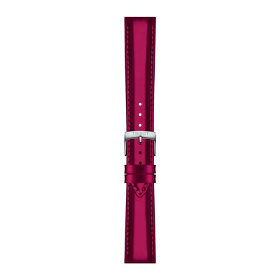 Leren horlogeband Tissot T852.048.152 18mm, rood, Quick Release
