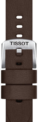Bruin leren band Tissot T852.048.211