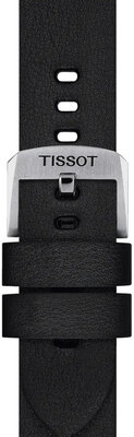 Zwart leren band Tissot T852.048.219