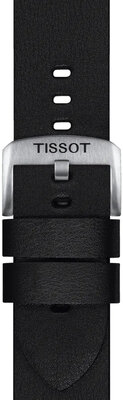 Zwart leren band Tissot T852.048.225