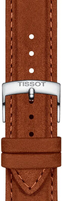 Bruin leren band Tissot T852.048.229