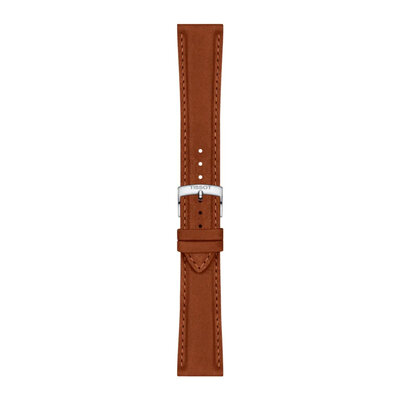 Leren riempje Tissot T852.048.229 21mm, bruin, Quick Release
