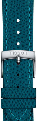 Turquoise leren band Tissot T852.049.059