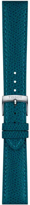 Leren riempje Tissot T852.049.059 18mm, blauw, Quick Release