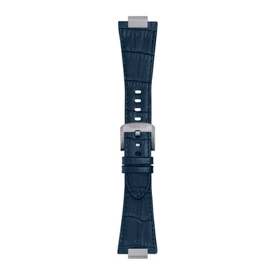 Leren riempje Tissot T852.049.411 (voor het model Tissot PRX 42mm), blauw, Quick Release