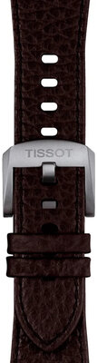 Bruin lederen band Tissot T852.049.413 voor Tissot PRX 42mm