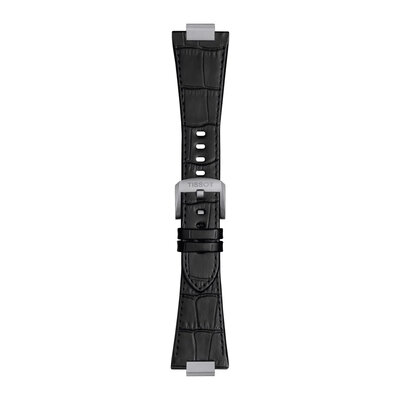 Leren riempje Tissot T852.049.415 (voor het model Tissot PRX 42mm), zwart, Quick Release