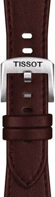 Bruin lederen band Tissot T852.049.548 voor Tissot PRX 35mm