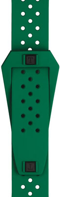 Rubberen bandje Tissot Sideral T852.048.862 20mm, groen, Quick Release