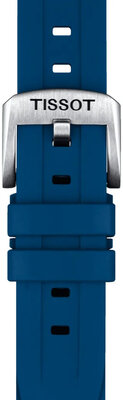 Blauw rubberen band Tissot T852.044.837