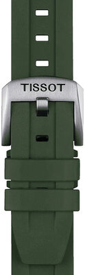 Groene rubberen band Tissot T852.049.054