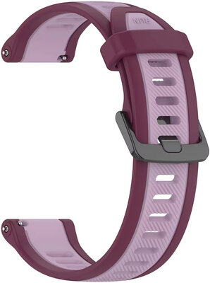 Siliconen horlogeband Ricardo 18mm (voor Garmin Venu 2S, Vívoactive 4S, Forerunner 265S, Venu 3S aj.), roze, Quick Release