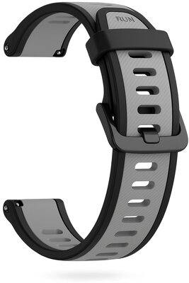Siliconen bandje Ricardo 20mm (Garmin Venu, Venu Sq, Venu Sq 2, Venu 2 plus aj.), zwart, Quick Release