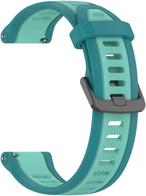Siliconen horlogeband Ricardo Bormio 20mm, Blue, Quick Release
